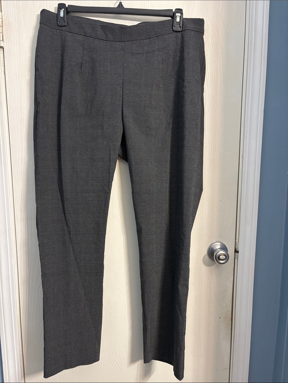 Briggs New York Dark Charcoal Straight-Leg Trousers